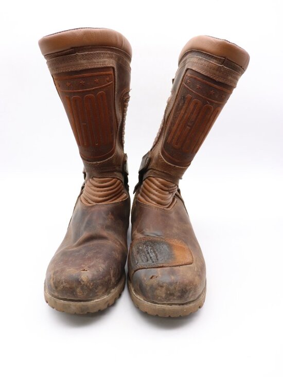 Icon Prep 1000 Motorcycle Boots Men’s Size 12 Brown leather Tall Boot main image 6